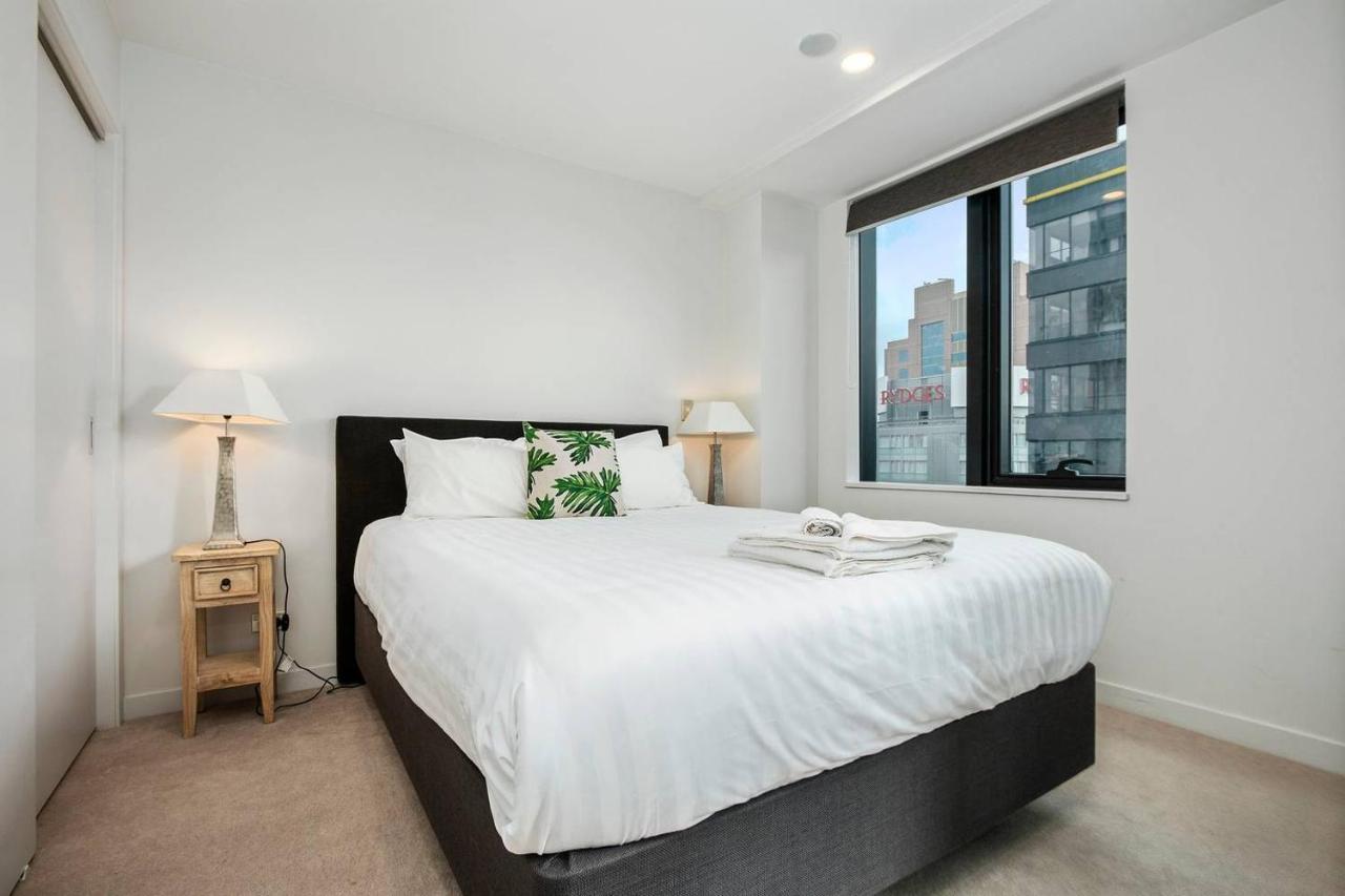 Sky Tower On Your Doorstep! Modern Two Bedroom Auckland Luaran gambar